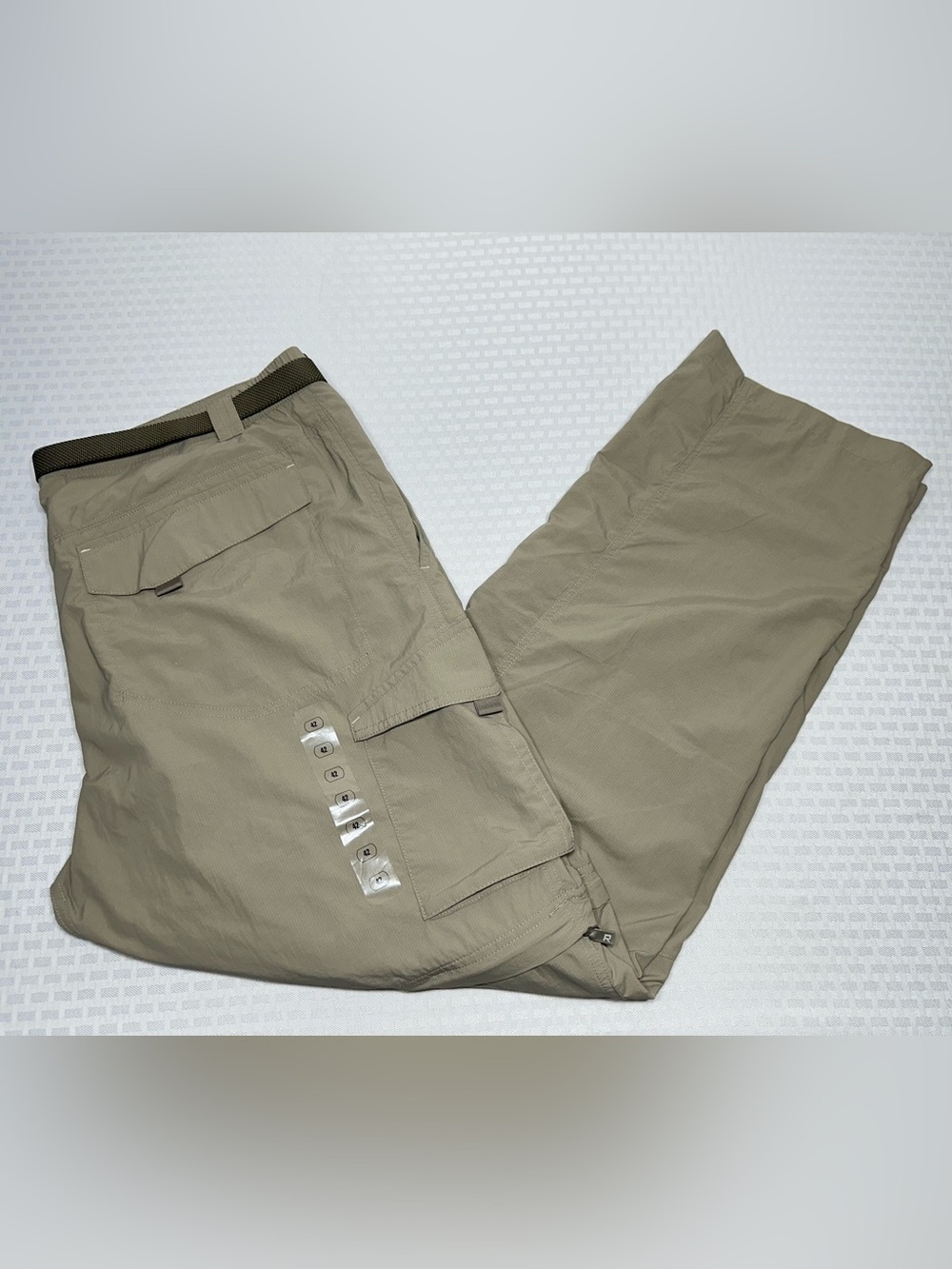 Columbia Omni-Shade Cargo Pants Men 42x32 Convertible Zip Off Hiking Outdoor New
